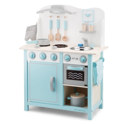 New Classic Toys Kitchenette Bon Appetit Blue with White